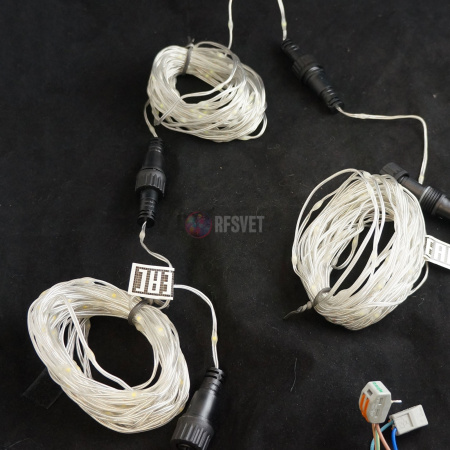 Гирдянда-нить, светодиодная, 24в, цвет синий