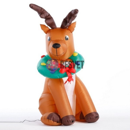 Фигура надувная «Олень сидит», 150 см