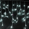 Светодиодная гирлянда-бахрома, 5*0.7м, белая, мерцающая