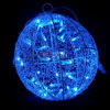 Шар подвесной синий D25