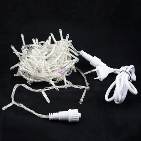 Гирлянда светодиодная Стринг Лайт, синяя, мерцающая, 10м