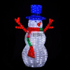 Световая фигура акриловая «Снеговик-лесовик», 100 см