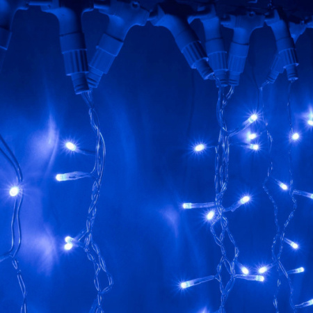 Световой дождь (LED Плей Лайт), 2*12м,синий