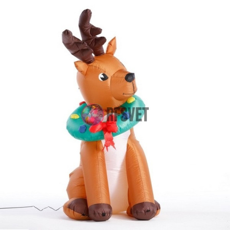 Фигура надувная «Олень сидит», 150 см