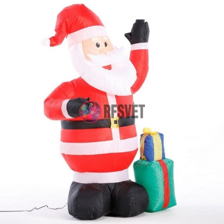 Фигура надувная «Дед Мороз с подарком приветствует», 120 см