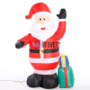 Фигура надувная «Дед Мороз с подарком приветствует», 120 см