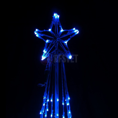 Объемная световая фигура Елка, 2м, диаметр 60см, smart диоды