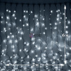 Светодиодный дождь (LED Плей Лайт), 2*6 м, белый, мерцающий