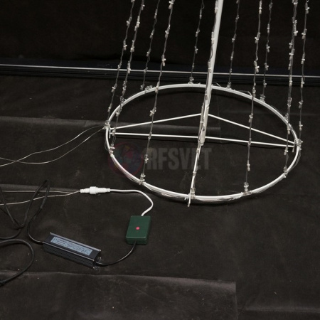 Объемная световая фигура Елка, 2м, диаметр 60см, smart диоды