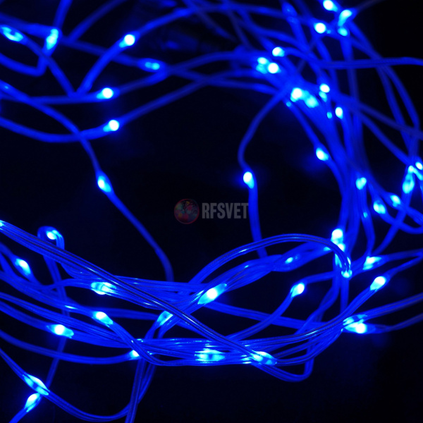 Гирдянда-нить, светодиодная, 24в, цвет синий