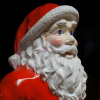 Объемная фигура из стекловолокна "Санта с подарками" 170*85*65 см, с трансформатором