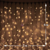 Световой дождь (LED Плей Лайт), 2*6м, теплый белый