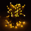 Гирлянда-нить LED Стринг Лайт мерцающая, 10м, желтая, влагозащищенная
