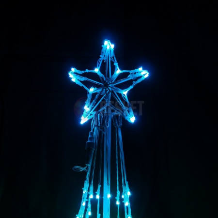 Объемная световая фигура Елка, 2м, диаметр 60см, smart диоды