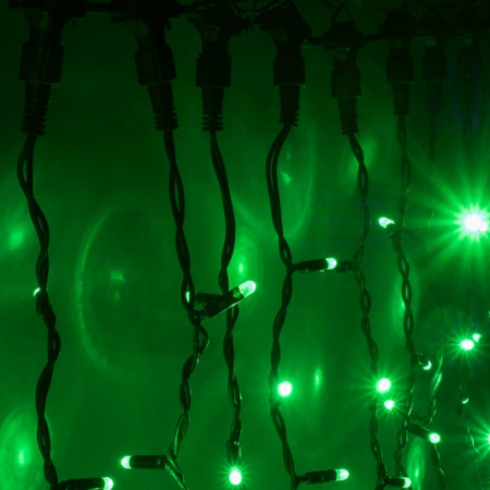 Световой дождь (LED Плей Лайт), Ф 2*9м, зеленый
