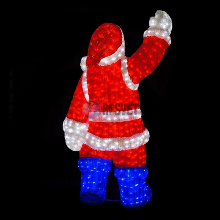 Световая фигура акриловая «Санта Клаус», 210 см