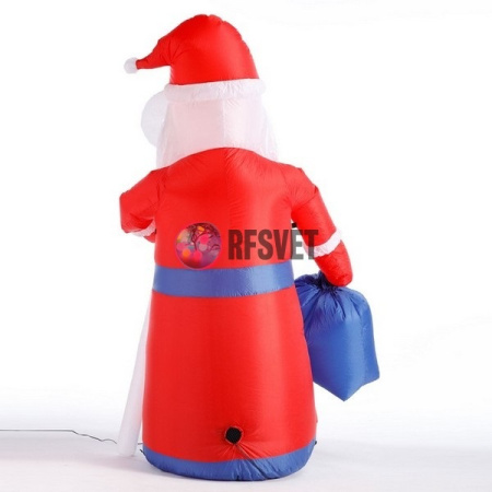 Фигура надувная "Дед Мороз в красном наряде", 180 см