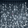 Светодиодный дождь (LED Плей Лайт), 2*6 м, белый, мерцающий