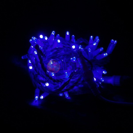 Гирлянда-нить LED Стринг Лайт, 10м, синяя, влагозащищенная