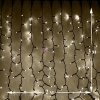 Светодиодный дождь (LED Плей Лайт), 2*3 м, теплый белый, мерцающий