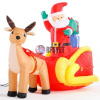 Фигура надувная «Олень с санями», 180 см