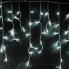 Гирлянда-бахрома светодиодная, 4.8*0.6м, белая, мерцающая
