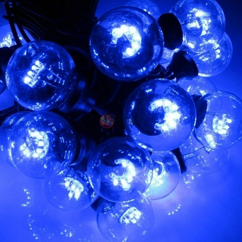 Комплекты Гирлянды белт-лайт с лампочками,синие