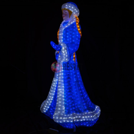 Световая фигура акриловая «Снегурочка», 190 см