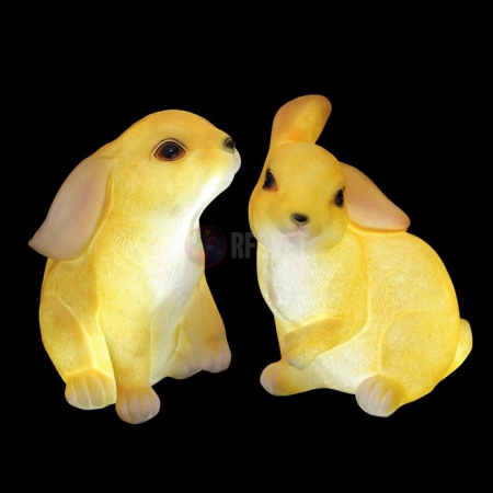 Объемная фигура из стекловолокна "Кролик", 40*38*28 см, с трансформатором