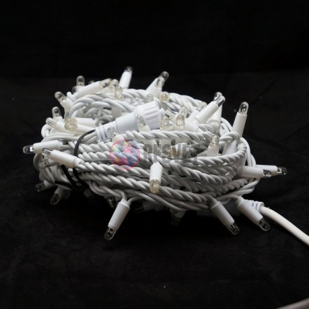 Гирлянда-нить LED Стринг Лайт, 10м, красная, влагозащищенная