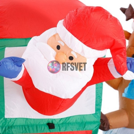 Фигура надувная «Веселый паровоз», 210 см