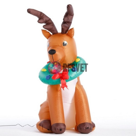 Фигура надувная «Олень сидит», 150 см