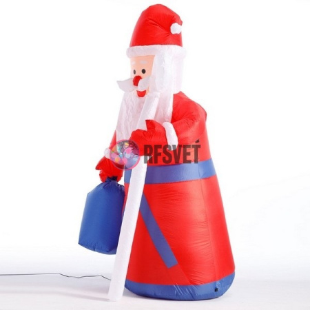Фигура надувная "Дед Мороз в красном наряде", 180 см