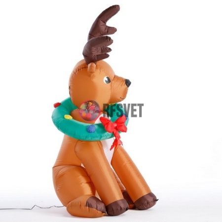 Фигура надувная «Олень сидит», 150 см