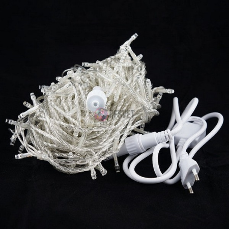 Гирлянда светодиодная "Стринг Лайт", белая мерцающая, 20м