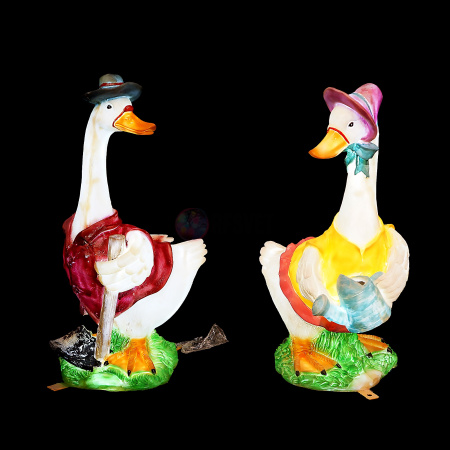 Объемная фигура из стекловолокна "Гусь", 42*32*72 см, с трансформатором