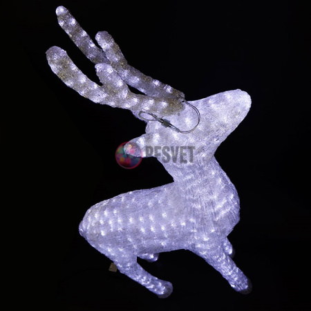 Световая фигура «Олень стоит», 120 см