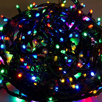 Светодиодная гирлянда (LED ТвинклЛайт) 20м, RGB гирлянда с контроллером