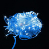 Гирлянда светодиодная Стринг Лайт, синяя, мерцающая, 20м