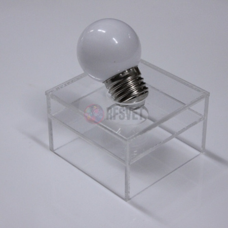 LED Лампа Е27, цвет: белый теплый, 5 диодов D45мм