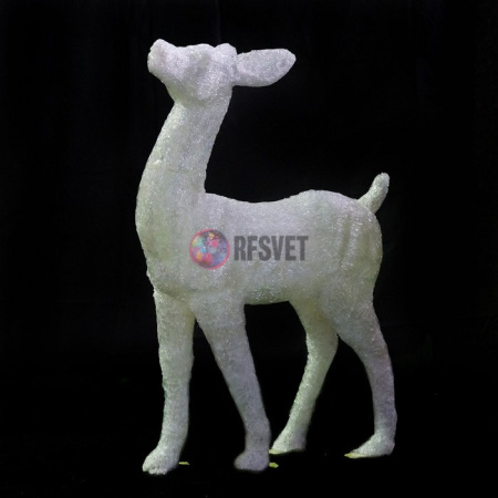 Акриловая фигура 3D Благородный олень малый белый