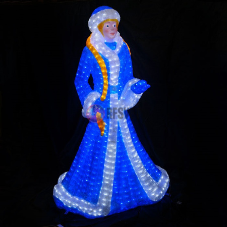 Световая фигура акриловая «Снегурочка», 190 см
