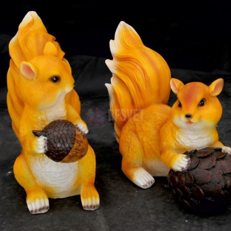 Объемная фигура из стекловолокна "Белочка", 44*60*28 см, с трансформатором