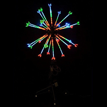 Электрофейерверк светодиодный "Мини-Шар" Ф, 0,8*1,0м