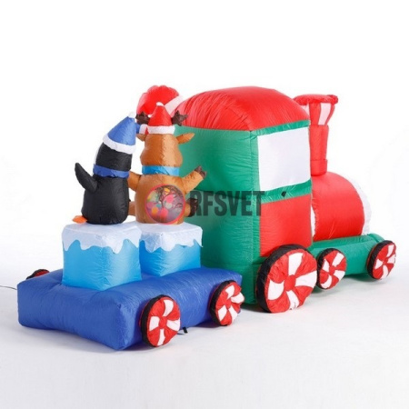 Фигура надувная «Веселый паровоз», 210 см