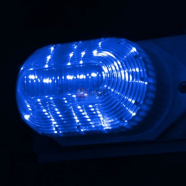 Строб лампа (накладная),  синяя