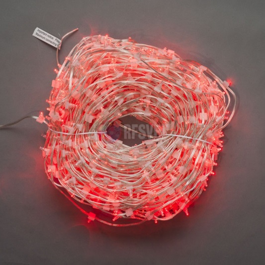 LED Клип Лайт, Flash,100м БЕЗ блока питания , красный