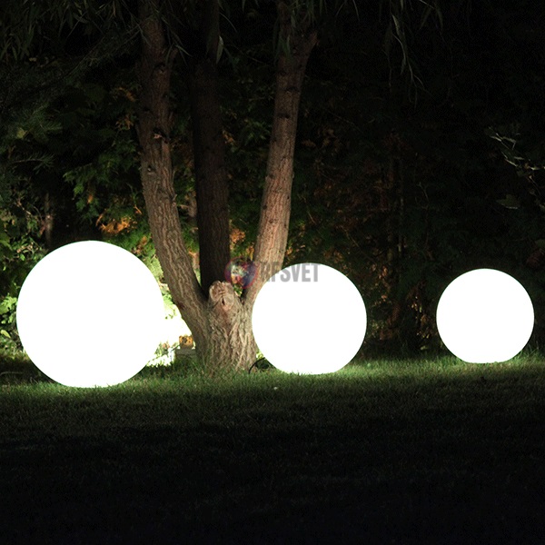 Светящийся LED шар одноцветный  Bright Ground 50 см, от сети 220V арт.004В