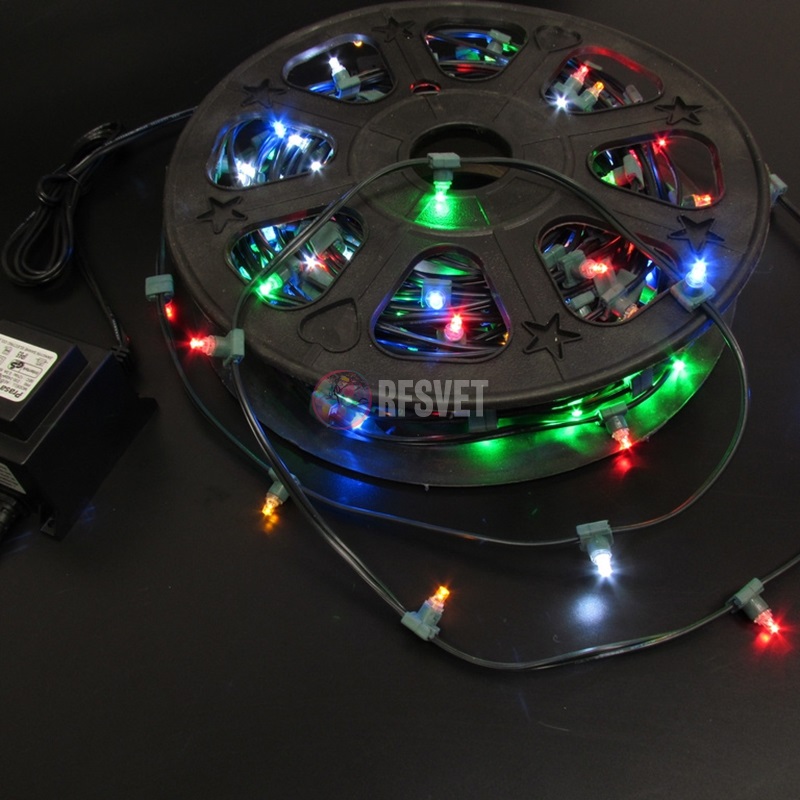 LED Клип Лайт, шаг 15см, мульти, с трансф. LED Клип Лайт, шаг 15см, мульти, с трансф.