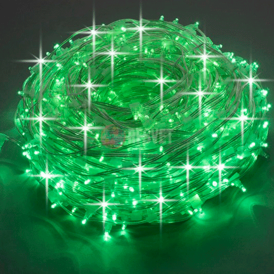 LED Клип Лайт, Flash,100м БЕЗ блока питания , зеленый